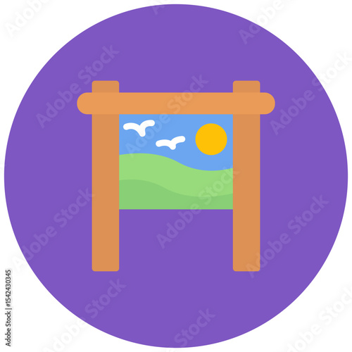 Scene icon vector image. Can be used for Filmmaking.
