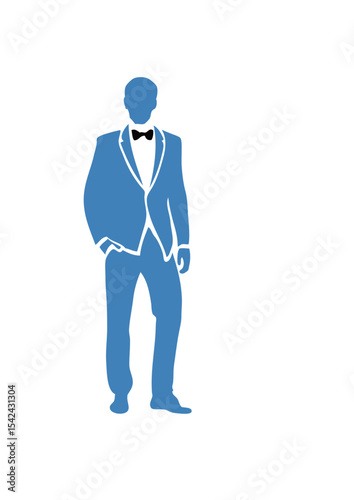 homme costume noeud papillon business 