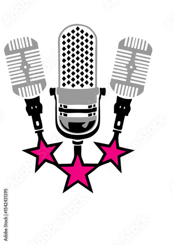 vieux micro microphone