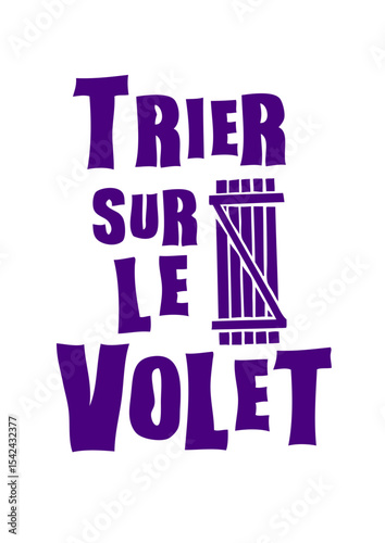 trier sur volet expression