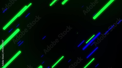 Neon line loop background animation