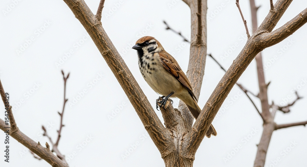 Naklejka premium female house sparrow