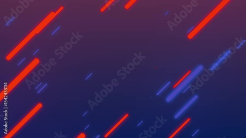 Neon line loop background animation