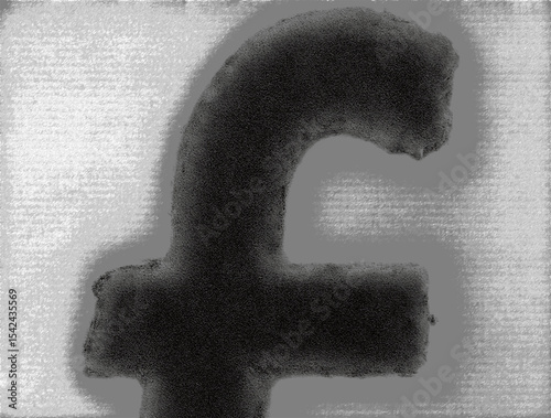 black and white grunge scanning effect abstract f-letter background