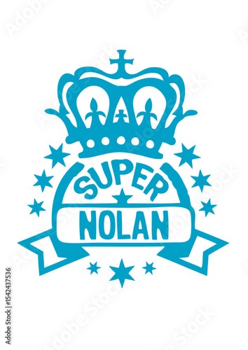 nolan prenom super rennes logo tampon