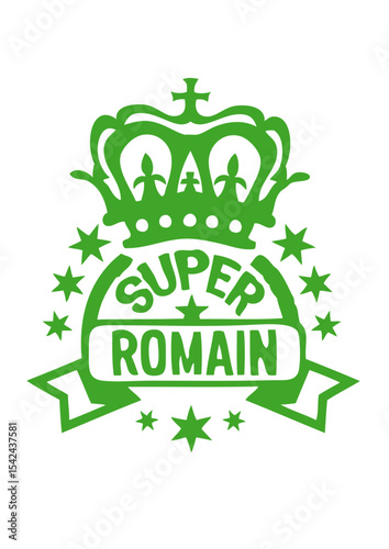 romain prenom super rennes logo tampon