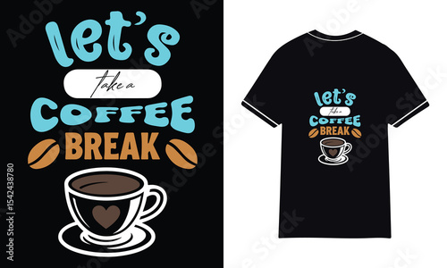 But First Coffee – Bold Typography Coffee T-Shirt Design Vector