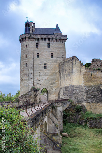 L'entrée du château de Chinon 