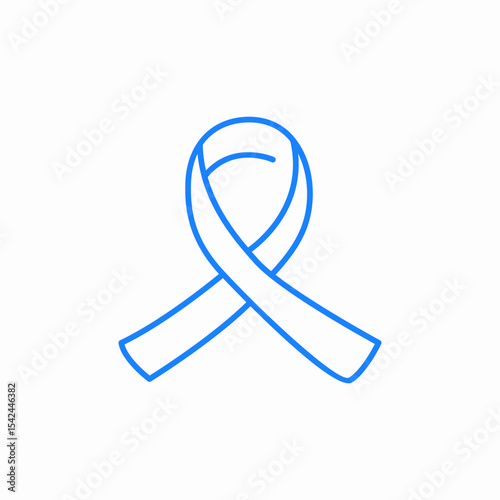 awareness ribbon symbol icon sign vector