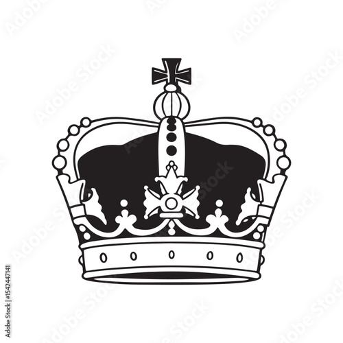 King Crown Logo Vector Royal Emblem Design for Luxury, Gaming & Branding Themes.
