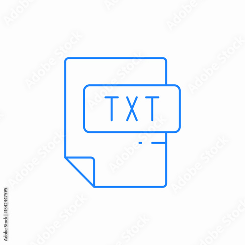 text document icon sign vector