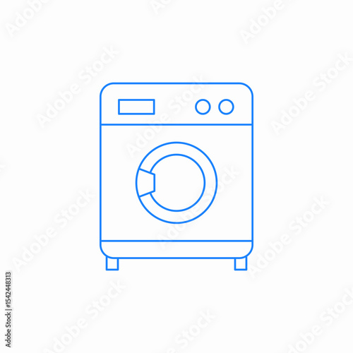 washing machine icon icon sign vector