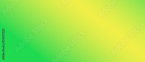 Yellow Green Lemon grainy background. Abstract noisy textured banner header design.