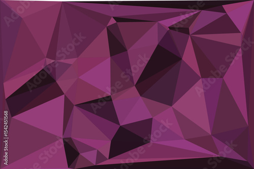 Abstract geometric polygon background in purple and maroon