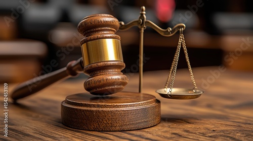 A bustling stock exchange board, presided over by an imposing gavel-wielding judge, where intricate financial laws were weighed and measured on scales of justice 