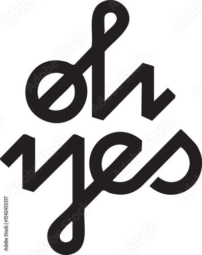 Oh yes - Typography design, Design studio logo, Typography inspiration