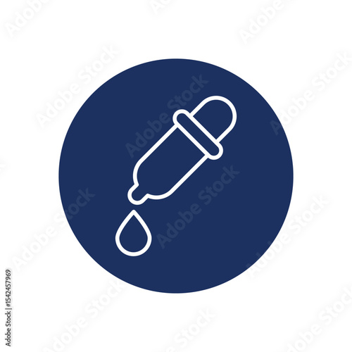 Pipette icon vector