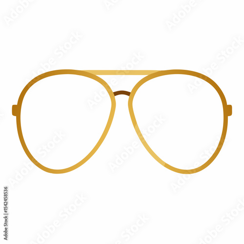 glasses isolated on white background
