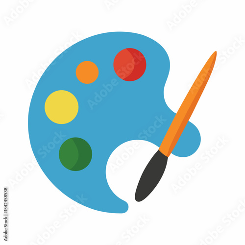 brush and palette