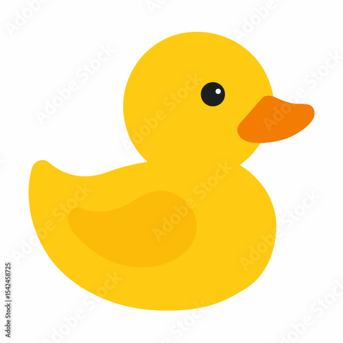 yellow rubber duck isolated