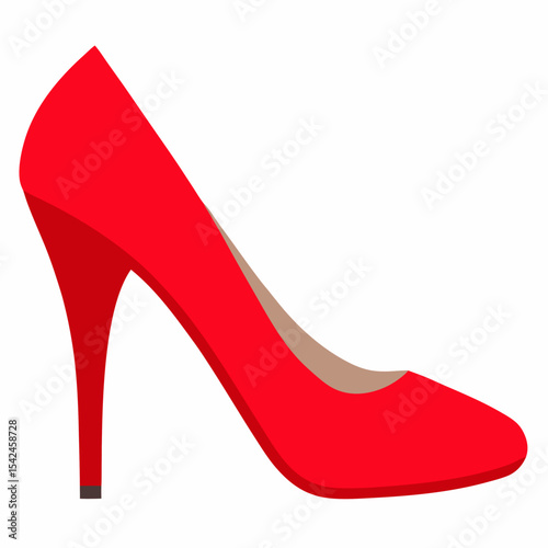 red high heels shoes