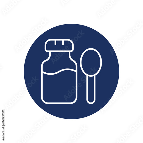 Fish Fat icon vector