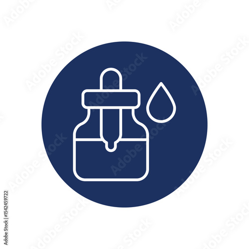 Nasal Drops icon vector