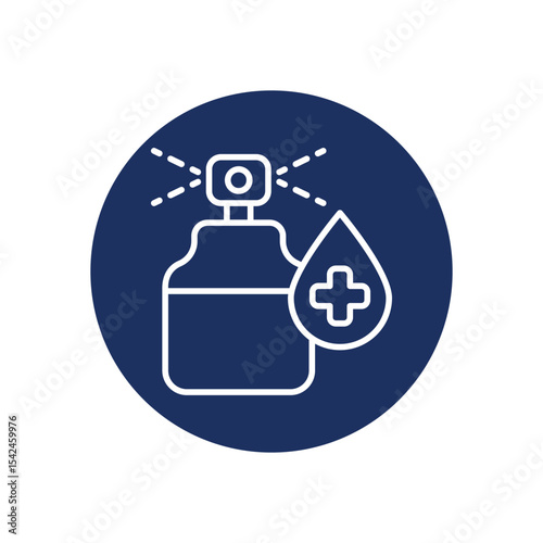 Antiseptic icon vector