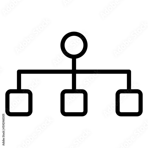 Structurespace vector line icon design