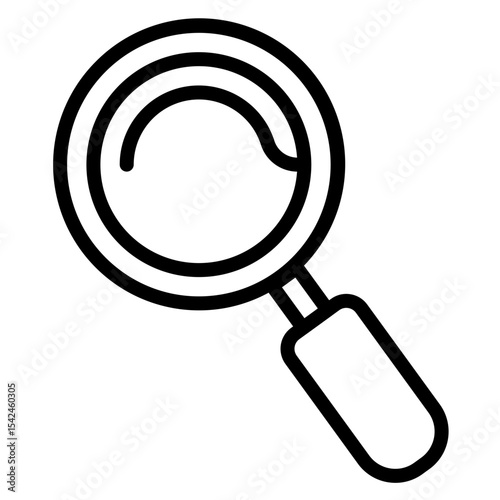 Searchspace vector line icon design