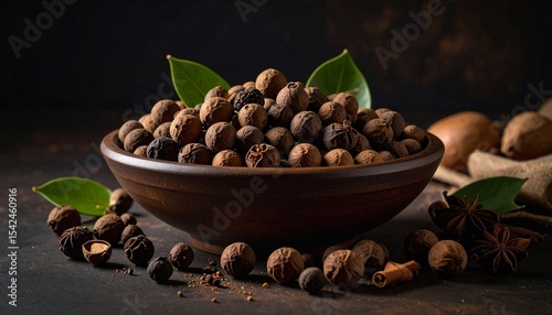 Allspice - Often used in Brazilian marinades and stews, allspice has a flavor that combines cinnamon, nutmeg, and clove, and is essential in some regional dishes.