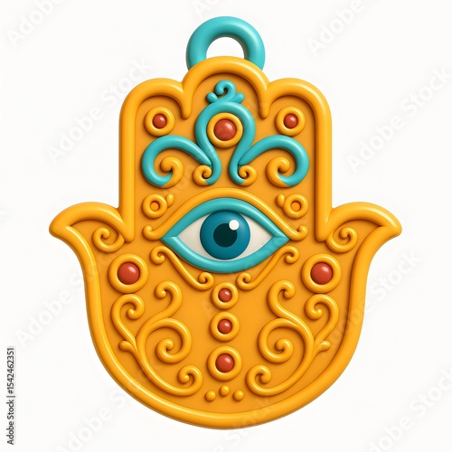 vector illustration of a golden fish