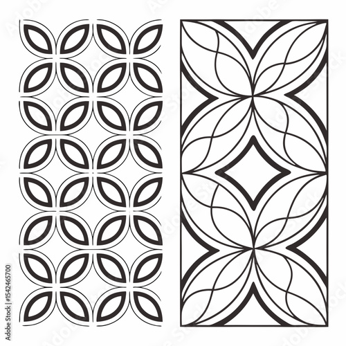 seamless pattern with floral elements