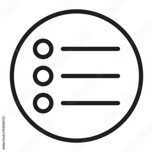 Bullet Vector Line Icon Design