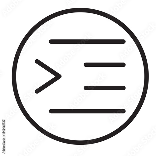 Paragraph Vector Line Icon Design