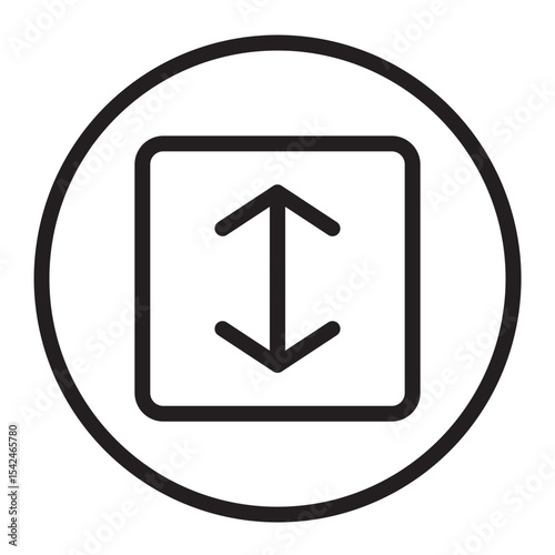 Vertical Vector Line Icon Design