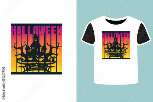 Halloween vector t-shirt design