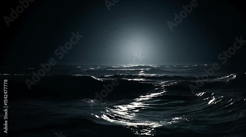 Ocean at Night - Nature Background