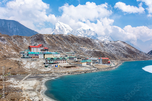 View from Gokyo Ri on Everest Base Camp Trek, Nepal