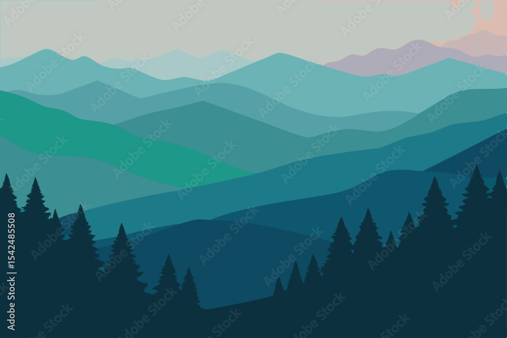 Fototapeta premium mountain landscape in the mountains