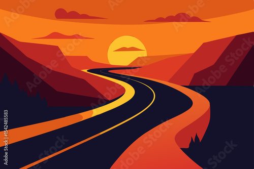 road in the desert