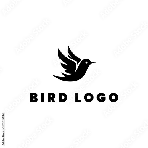 gold bird logo design for company