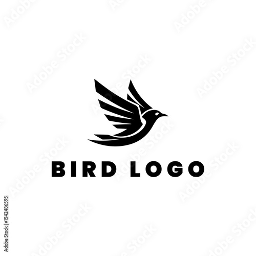 gold bird logo design for company