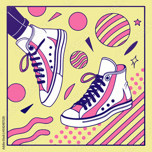 vector illustration of shoes