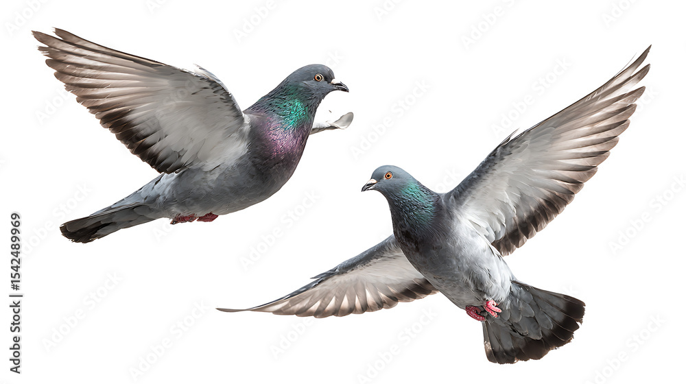 pigeon in flight pigeon in flight