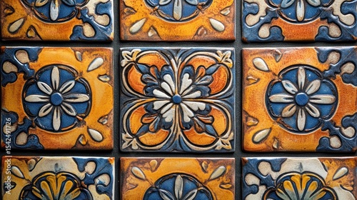 Vibrant patterned ceramic tiles