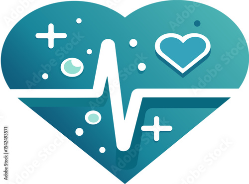 Heartbeat Icon - Health and Wellness