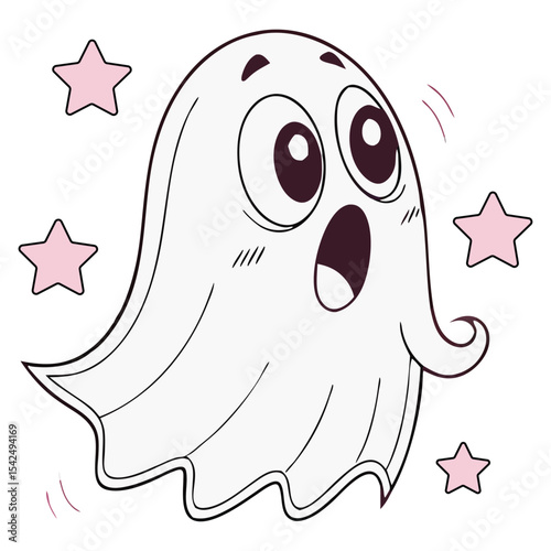 Art & Illustration, high quality best halloween hand drawing design , best ghost vector, cute ghost, lady ghost,best design
