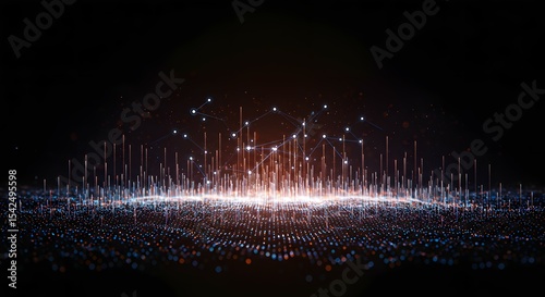 Data Bloom: Abstract Network Visualization on Black