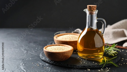 Sesame Oil. Though technically an oil, sesame oil is a key flavoring in Korean cuisine, used in dressings, marinades, and to season stir-fries.